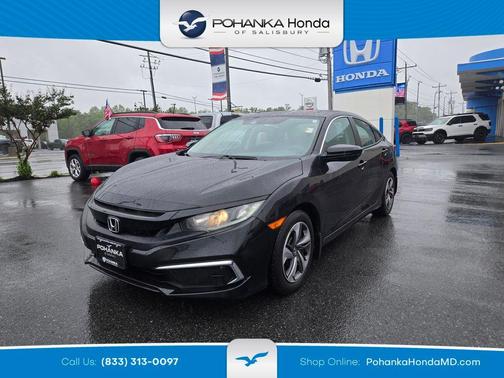 Crystal Black Pearl 2020 Honda Civic LX