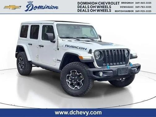 Bright White Clearcoat 2023 Jeep Wrangler 4xe Rubicon