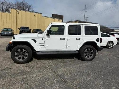 Bright White Clearcoat 2020 Jeep Wrangler Unlimited Sahara