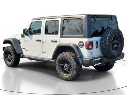 Bright White Clearcoat 2025 Jeep Wrangler 4xe Willys