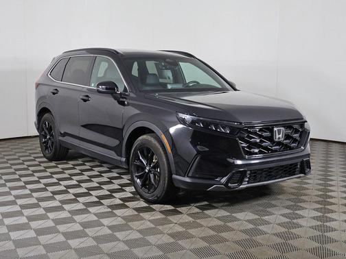 Crystal Black Pearl 2025 Honda CR-V Hybrid Sport AWD