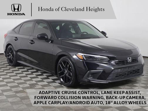 Crystal Black Pearl 2022 Honda Civic Sport