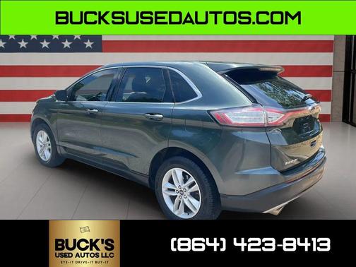 Green 2015 Ford Edge SEL