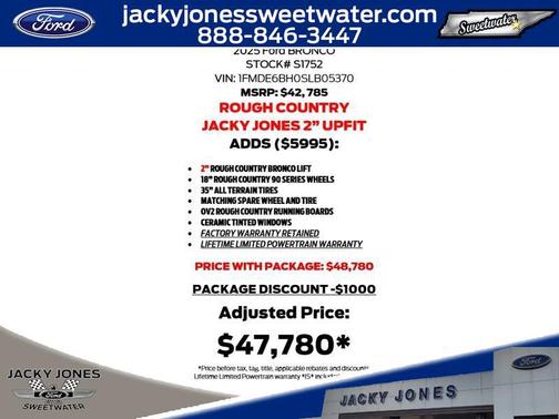 2025 Ford Bronco Base