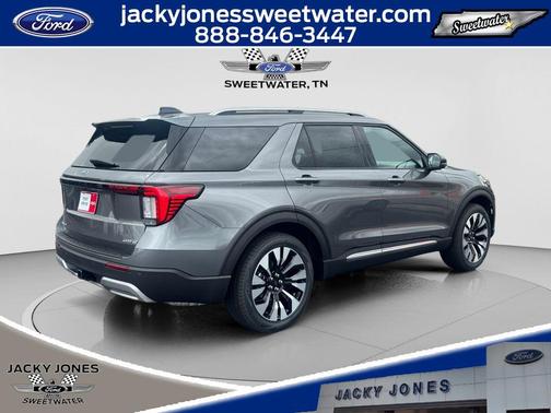 Carbonized Gray Metallic 2026 Ford Explorer Platinum