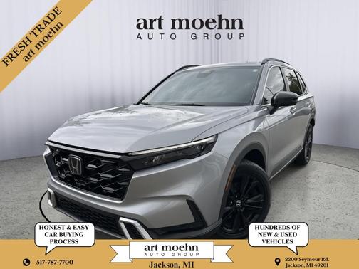 Lunar Silver Metallic 2023 Honda CR-V Hybrid Sport Touring