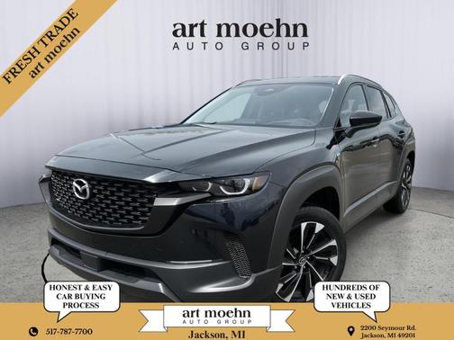 Jet Black Mica 2025 Mazda CX-50 Hybrid Premium Plus Package