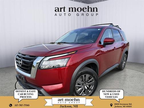 Scarlet Ember 2024 Nissan Pathfinder SV