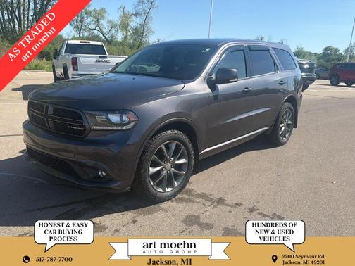 Granite Clearcoat Metallic 2017 Dodge Durango GT
