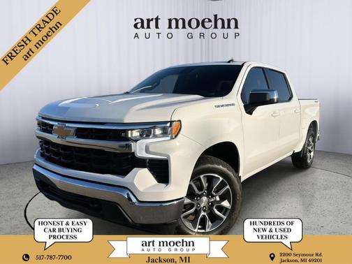 Summit White 2023 Chevrolet Silverado 1500 LT
