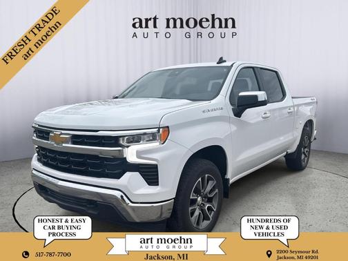 Summit White 2023 Chevrolet Silverado 1500 LT