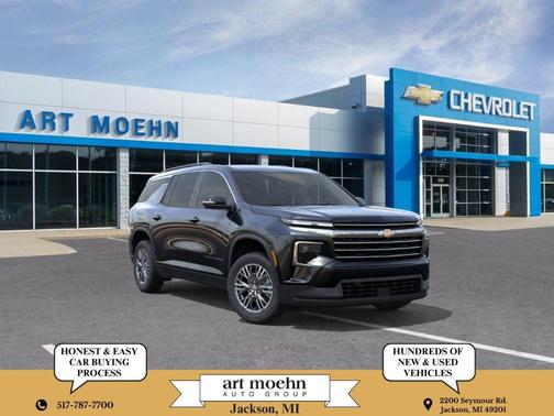 Mosaic Black Metallic 2026 Chevrolet Traverse LT