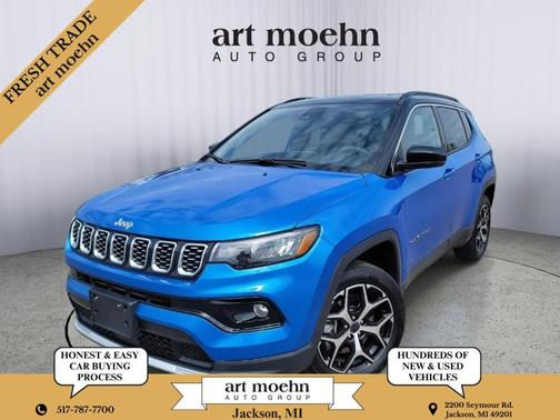 Hydro Blue Pearlcoat 2025 Jeep Compass Limited