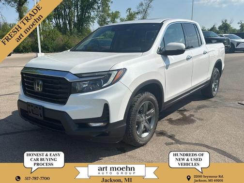 Platinum White Pearl 2023 Honda Ridgeline RTL-E