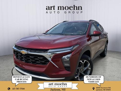 Crimson Metallic 2025 Chevrolet Trax LT