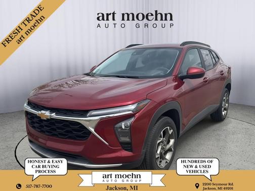 Crimson Metallic 2025 Chevrolet Trax LT