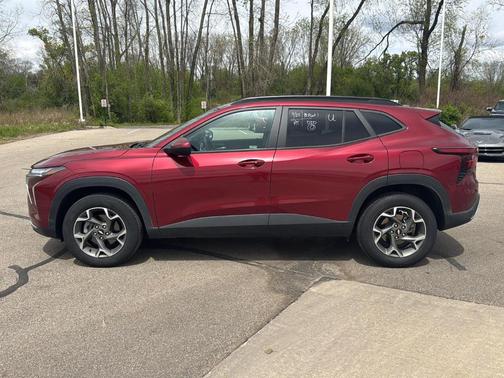Crimson Metallic 2025 Chevrolet Trax LT