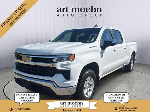 Summit White 2025 Chevrolet Silverado 1500 LT