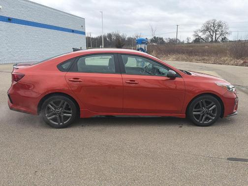 Fire Orange 2021 Kia Forte GT-Line