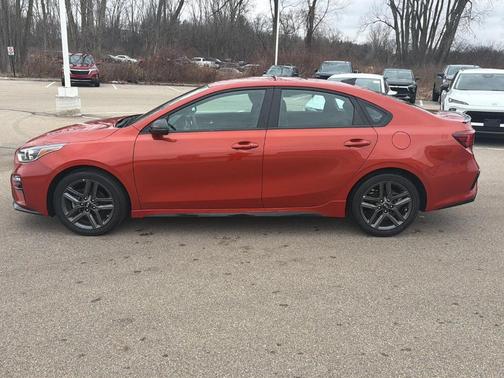 Fire Orange 2021 Kia Forte GT-Line