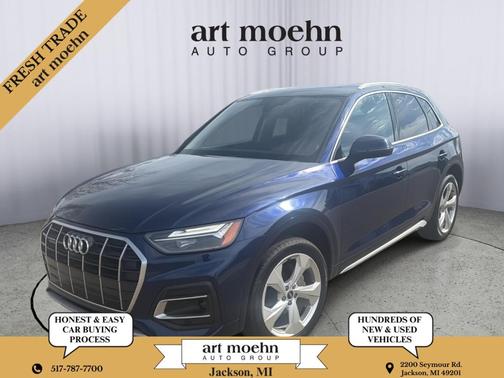 Navarra Blue Metallic 2021 Audi Q5 40 Premium Plus