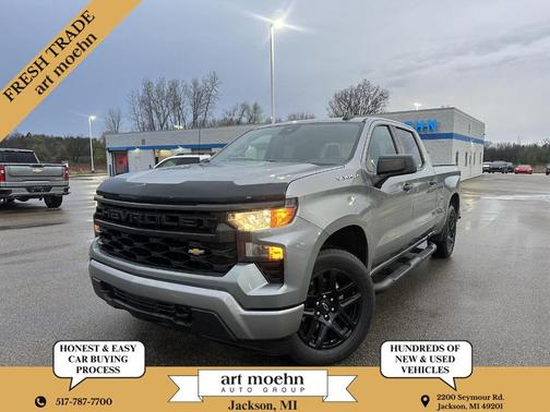 Sterling Gray Metallic 2023 Chevrolet Silverado 1500 Custom