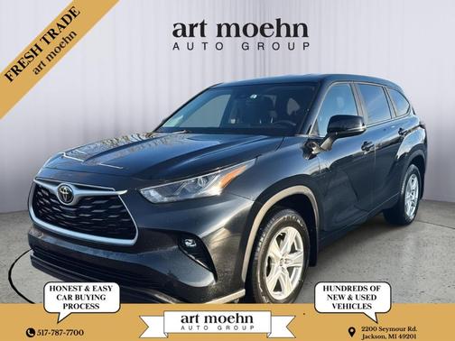 Midnight Black Metallic 2023 Toyota Highlander LE SUV