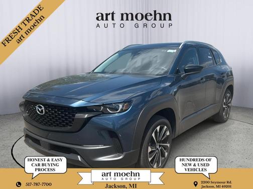 Ingot Blue Metallic 2025 Mazda CX-50 Hybrid Premium Plus Package