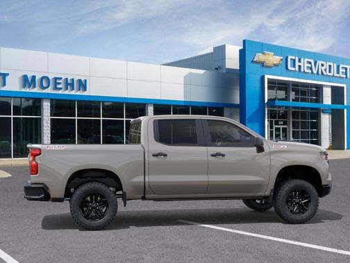 White Sand 2026 Chevrolet Silverado 1500 Custom Trail Boss