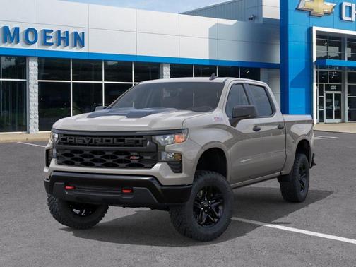 White Sand 2026 Chevrolet Silverado 1500 Custom Trail Boss