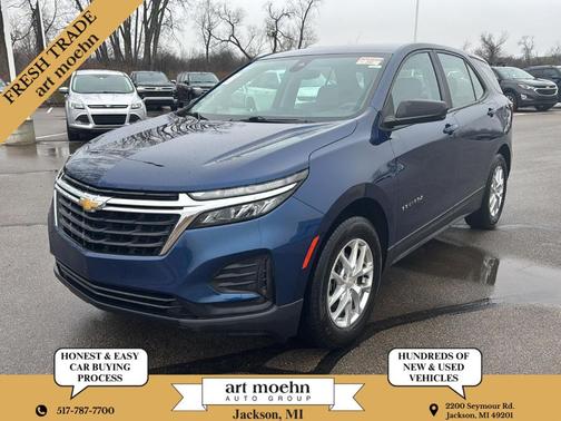 Blue Glow Metallic 2022 Chevrolet Equinox LS