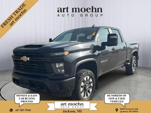Black 2024 Chevrolet Silverado 2500 Custom
