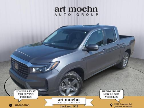 Modern Steel Metallic 2023 Honda Ridgeline RTL