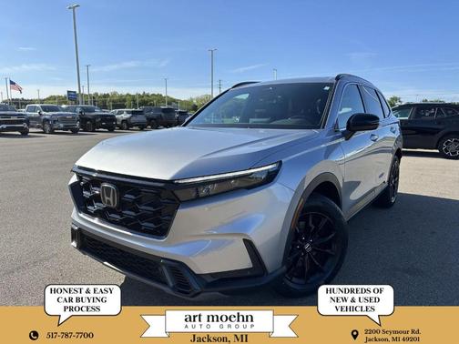 Lunar Silver Metallic 2024 Honda CR-V Hybrid Sport-L