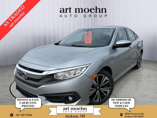 Lunar Silver Metallic 2017 Honda Civic EX-L