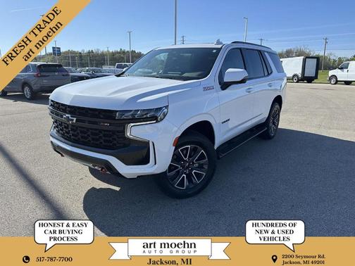Summit White 2023 Chevrolet Tahoe Z71
