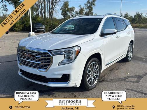 Summit White 2022 GMC Terrain Denali