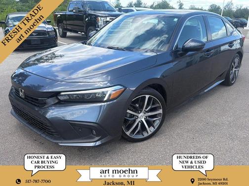 Meteorite Gray Metallic 2023 Honda Civic Touring