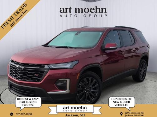 Radiant Red 2023 Chevrolet Traverse RS