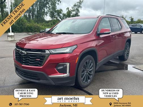 Radiant Red 2023 Chevrolet Traverse RS