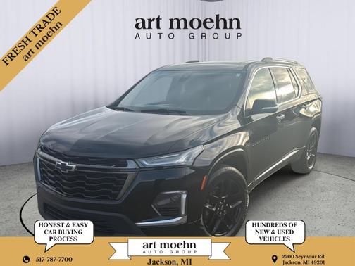 Mosaic Black Metallic 2022 Chevrolet Traverse Premier