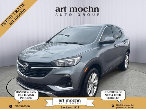 Satin Steel Metallic 2021 Buick Encore GX Preferred