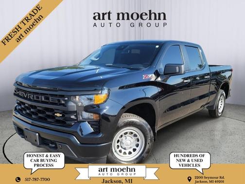 Black 2023 Chevrolet Silverado 1500 WT