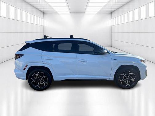 White Pearl 2024 Hyundai TUCSON Hybrid N Line
