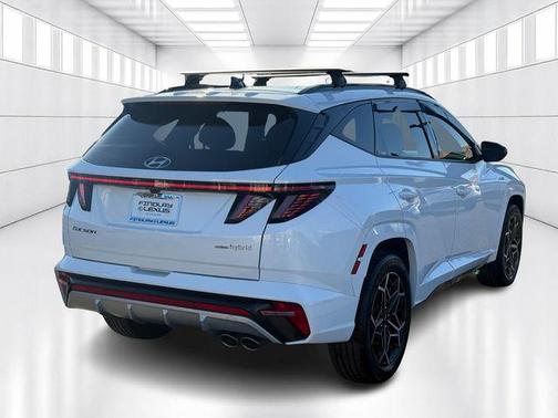 White Pearl 2024 Hyundai TUCSON Hybrid N Line