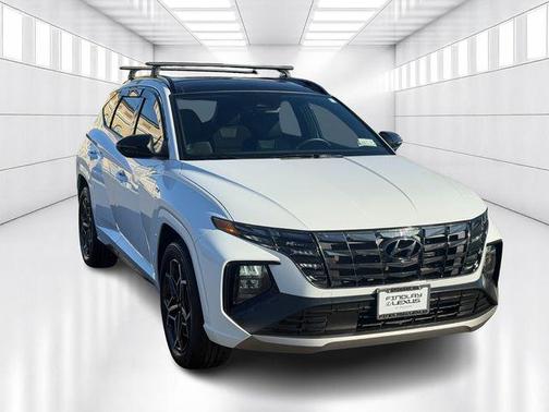 White Pearl 2024 Hyundai TUCSON Hybrid N Line