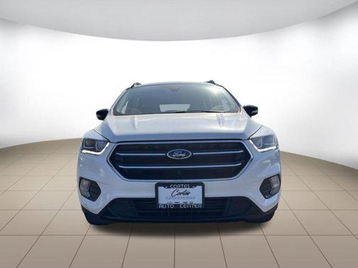 White Platinum Metallic Tri-Coat 2019 Ford Escape Titanium