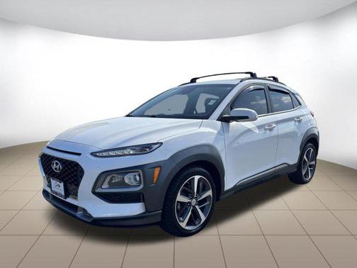 Lunar White 2021 Hyundai KONA Limited