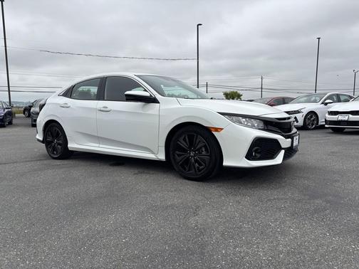 White 2019 Honda Civic EX