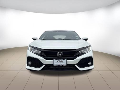 White 2019 Honda Civic EX